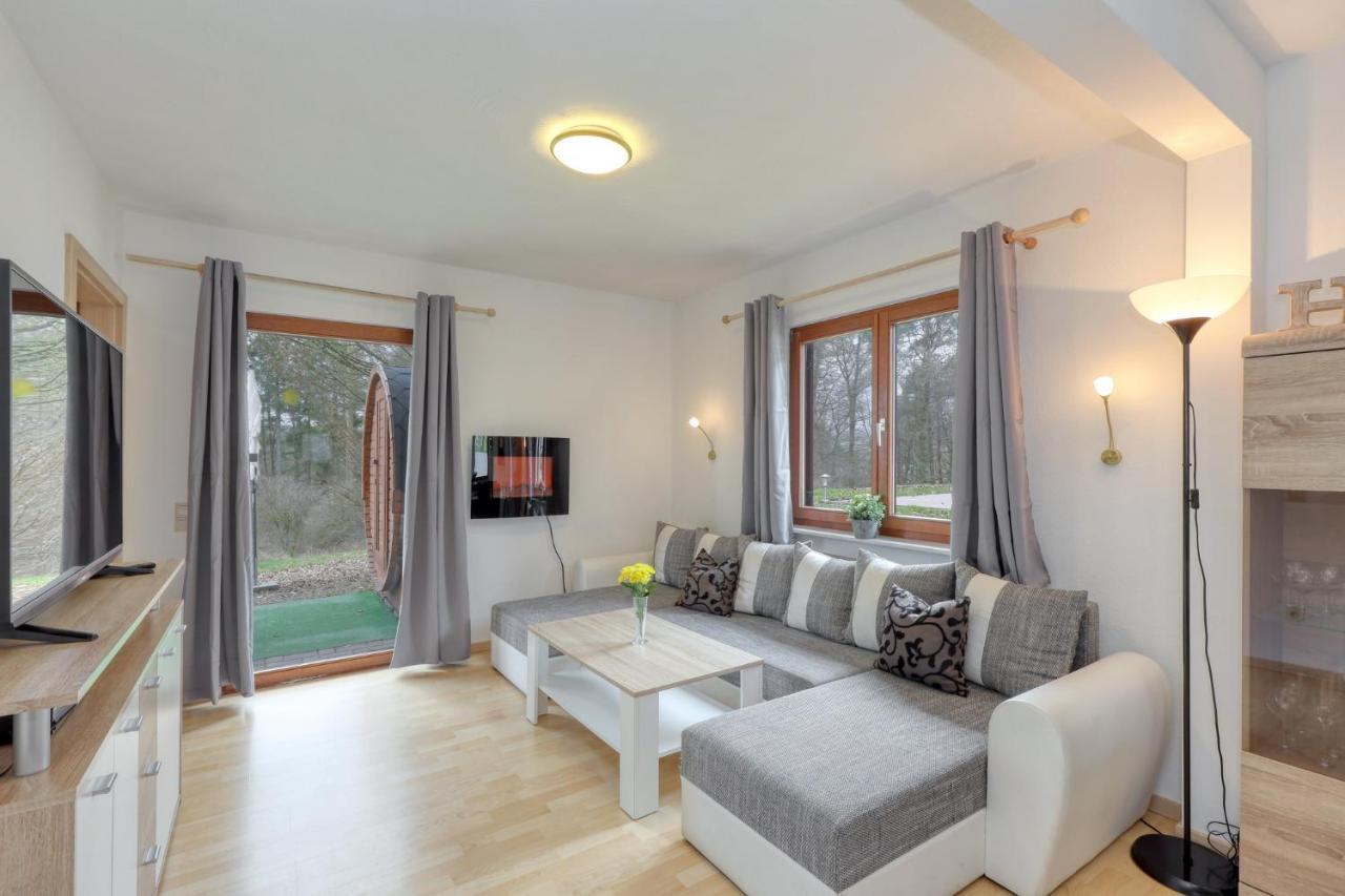 Seepark Kirchheim Ferienhaus bei Vera mit Sauna Exterior foto
