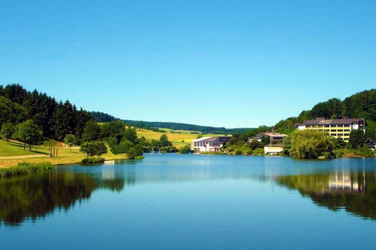 Seepark Kirchheim Ferienhaus bei Vera mit Sauna Exterior foto