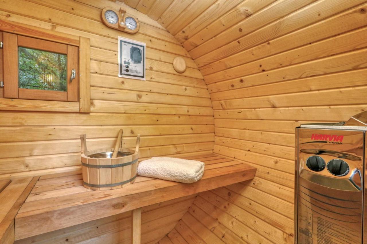 Seepark Kirchheim Ferienhaus bei Vera mit Sauna Exterior foto